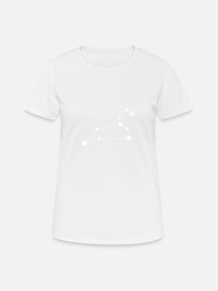 Sternzeichen Löwe - Frauen T-Shirt atmungsaktiv - Weiß