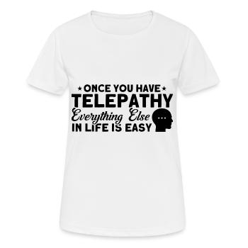 Spukhaus Geisterjäger Geisterjagd Geschenk - Frauen T-Shirt atmungsaktiv - Weiß - Vorne - AI Model Female 172 dark (172cm)