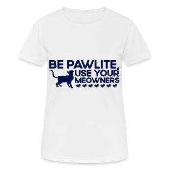 Katzenmama Katzeneltern Katzen Liebhaber Geschenk - Frauen T-Shirt atmungsaktiv - Weiß - Vorne - AI Model Female 172 dark (172cm)