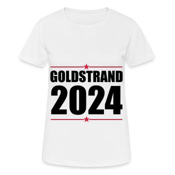 Sables d’or 2024 - T-shirt respirant Femme - blanc - Devant - AI Model Female 172 dark (172cm)
