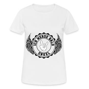 Ich werde Bald Onkel - Frauen T-Shirt atmungsaktiv - Weiß - Vorne - AI Model Female 172 dark (172cm)