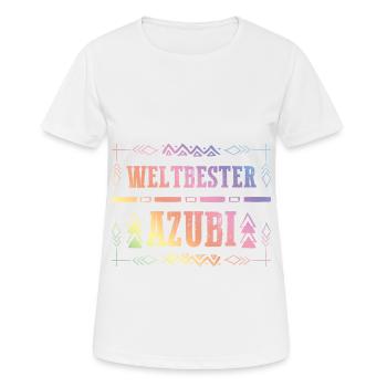 Premium Azubi - Frauen T-Shirt atmungsaktiv - Weiß - Vorne - AI Model Female 172 dark (172cm)