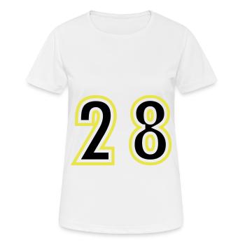 29 Number College - Women's Breathable T-Shirt - white - Front - AI Model Female 172 dark (172cm)