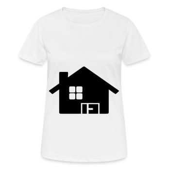 Maison Symbole Maison - T-shirt respirant Femme - blanc - Devant - AI Model Female 172 dark (172cm)