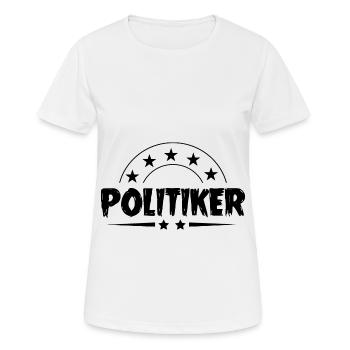 Politiker Beruf - Frauen T-Shirt atmungsaktiv - Weiß - Vorne - AI Model Female 172 dark (172cm)