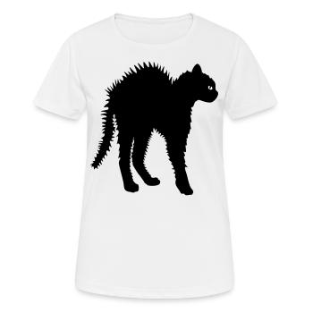 Ne me touche pas - T-shirt respirant Femme - blanc - Devant - AI Model Female 172 dark (172cm)
