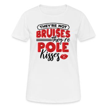 poledance pole dance girl pole dancing Geschenk - Frauen T-Shirt atmungsaktiv - Weiß - Vorne - AI Model Female 172 dark (172cm)