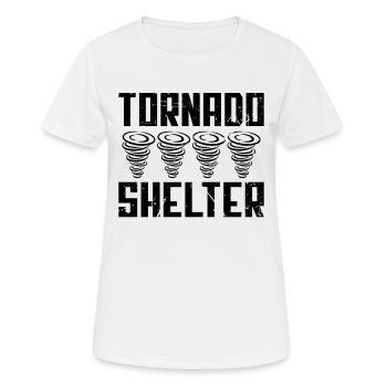 Tornado Shelter Tornadoes Hurricane Tornado Chaser - Frauen T-Shirt atmungsaktiv - Weiß - Vorne - AI Model Female 172 dark (172cm)