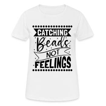 Attraper des perles pas de perles Perler Bijoux Perler - T-shirt respirant Femme - blanc - Devant - AI Model Female 172 dark (172cm)