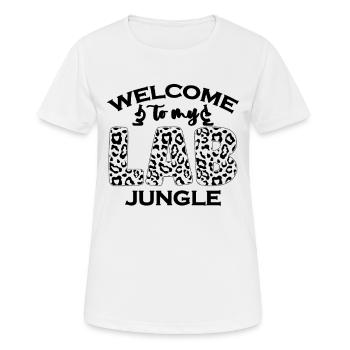 Welcome To My Lab Scientist Technician Laboratory - Frauen T-Shirt atmungsaktiv - Weiß - Vorne - AI Model Female 172 dark (172cm)
