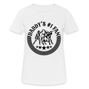Le torero à arènes #1 de papa - T-shirt respirant Femme - blanc - Devant - AI Model Female 172 dark (172cm)