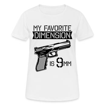 My Favorite Dimension Gunsmith Gun Fixer Gunsmiths - Frauen T-Shirt atmungsaktiv - Weiß - Vorne - AI Model Female 172 dark (172cm)