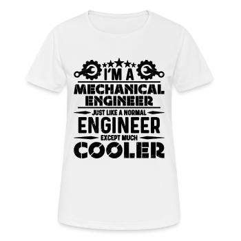 I'm A Mechanical Auto Mechanic Mechanical Engineer - Women's Breathable T-Shirt - white - Front - AI Model Female 172 dark (172cm)