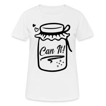 Can It Canning Homesteader Preserving Food Canner - Women's Breathable T-Shirt - white - Front - AI Model Female 172 dark (172cm)