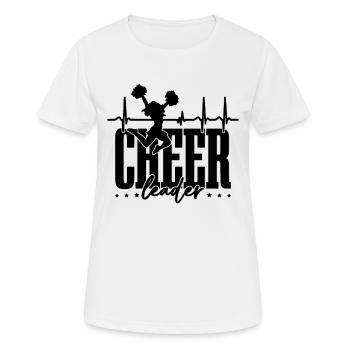 Cheerleader Loves Cheer Squad Dancer Cheerleader - Frauen T-Shirt atmungsaktiv - Weiß - Vorne - AI Model Female 172 dark (172cm)