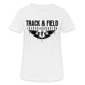 Athlétisme Sprint Triathlon Race Sprinter - T-shirt respirant Femme - blanc - Devant - AI Model Female 172 dark (172cm)