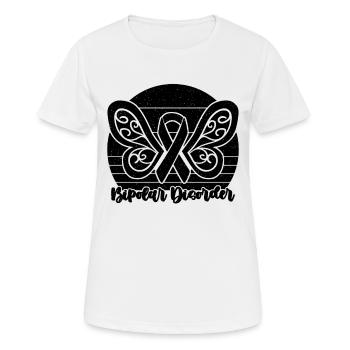 Bipolar Disorder Awareness Mental Health Advocate - Women's Breathable T-Shirt - white - Front - AI Model Female 172 dark (172cm)