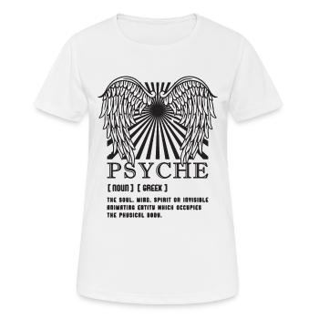 Psyché L’âme Mythe Grèce Mythologie Amoureux - T-shirt respirant Femme - blanc - Devant - AI Model Female 172 dark (172cm)