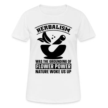Herbalism Was The Grounding Of Herbal Herbalist - Women's Breathable T-Shirt - white - Front - AI Model Female 172 dark (172cm)