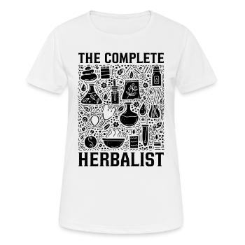 The Complete Herbalist Herbalism Herbs Herbalist - Frauen T-Shirt atmungsaktiv - Weiß - Vorne - AI Model Female 172 dark (172cm)