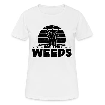 Eat The Weeds Herbalism Retro Herbal Herbalist - Frauen T-Shirt atmungsaktiv - Weiß - Vorne - AI Model Female 172 dark (172cm)
