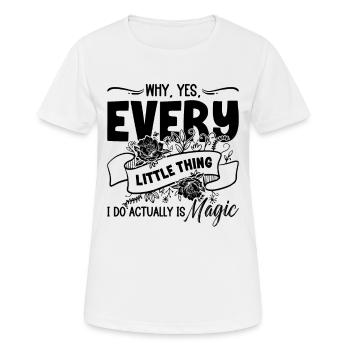 Why Yes Every Little Wedding Plan Wedding Planners - Frauen T-Shirt atmungsaktiv - Weiß - Vorne - AI Model Female 172 dark (172cm)
