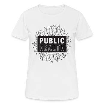 Virologue en santé publique Infirmière en soins de santé - T-shirt respirant Femme - blanc - Devant - AI Model Female 172 dark (172cm)