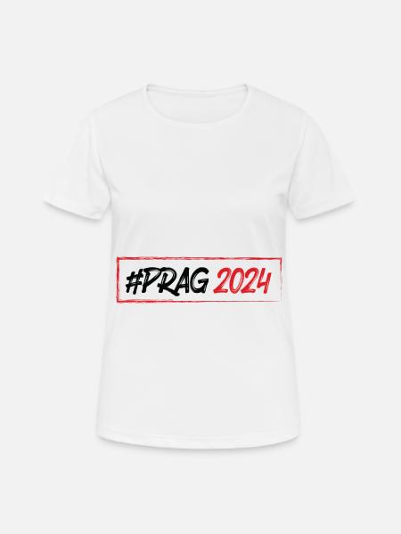 Prag 2024 - Frauen T-Shirt atmungsaktiv - Weiß