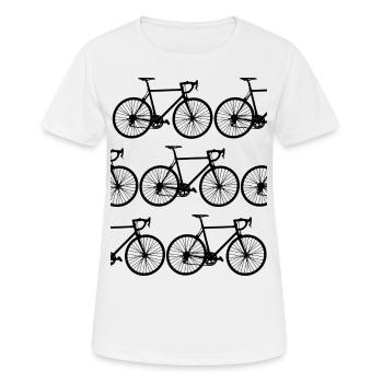 Bike - Women's Breathable T-Shirt - white - Front - AI Model Female 172 dark (172cm)