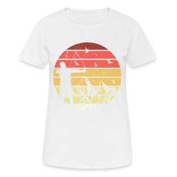 Arc archer archer archer - T-shirt respirant Femme - blanc - Devant - AI Model Female 172 dark (172cm)