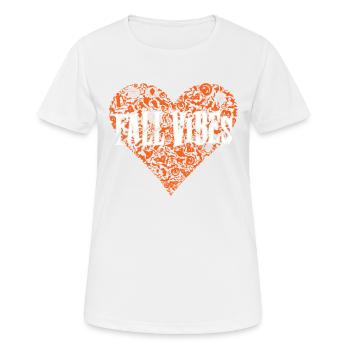 Fall Vibes Liebhaber Halloween-kostüm Halloween - Frauen T-Shirt atmungsaktiv - Weiß - Vorne - AI Model Female 172 dark (172cm)