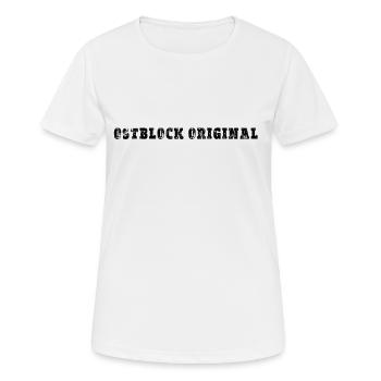 Ostblock Kind Geschenk für Ostdeutsche und Polen - Frauen T-Shirt atmungsaktiv - Weiß - Vorne - AI Model Female 172 dark (172cm)