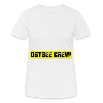 Équipage de la mer Baltique - T-shirt respirant Femme - blanc - Devant - AI Model Female 172 dark (172cm)