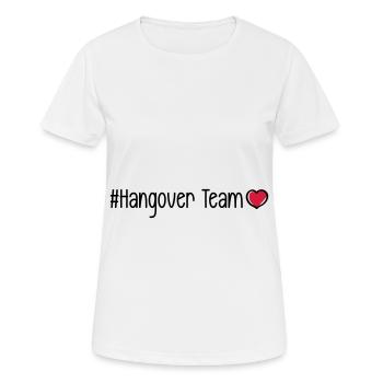 Hangover Team Heart - Women's Breathable T-Shirt - white - Front - AI Model Female 172 dark (172cm)