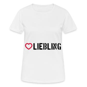 Darling Heart - Women's Breathable T-Shirt - white - Front - AI Model Female 172 dark (172cm)