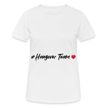 Hangover Team Heart - Women's Breathable T-Shirt - white - Front - AI Model Female 172 dark (172cm)