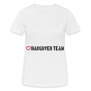 Hangover Team Heart - Women's Breathable T-Shirt - white - Front - AI Model Female 172 dark (172cm)