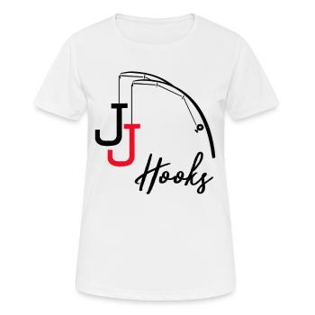 Poker JJ Hooks - Women's Breathable T-Shirt - white - Front - AI Model Female 172 dark (172cm)