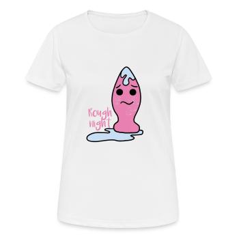 rough night gode vibromasseur Sex Toy Sex Toy - T-shirt respirant Femme - blanc - Devant - AI Model Female 172 dark (172cm)