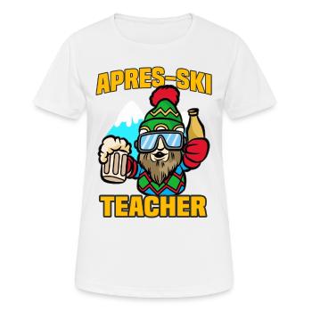 APRES-SKI TEACHER Moniteur de ski Moniteur De Ski Apres Apres Ski - T-shirt respirant Femme - blanc - Devant - AI Model Female 172 dark (172cm)