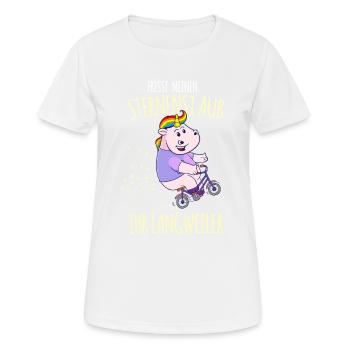 Fresst Meinen Sternenstaub Ihr Langweiler - Frauen T-Shirt atmungsaktiv - Weiß - Vorne - AI Model Female 172 dark (172cm)
