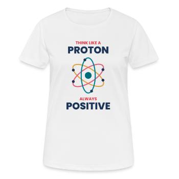 Science Sayings Physics Funny Gift - Women's Breathable T-Shirt - white - Front - AI Model Female 172 dark (172cm)