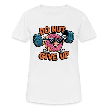 Nut abandonne-t-il ? - T-shirt respirant Femme - blanc - Devant - AI Model Female 172 dark (172cm)