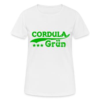 Cordula Vert - T-shirt respirant Femme - blanc - Devant - AI Model Female 172 dark (172cm)