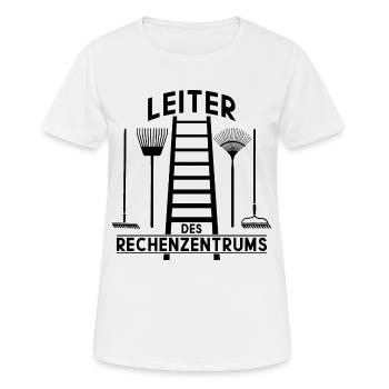 LEITER DES RECHENZENTRUMS - Frauen T-Shirt atmungsaktiv - Weiß - Vorne - AI Model Female 172 dark (172cm)