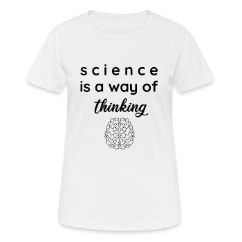 Science - T-shirt respirant Femme - blanc - Devant - AI Model Female 172 dark (172cm)