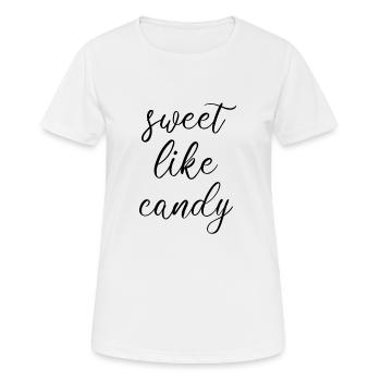 Sugar sweet - Women's Breathable T-Shirt - white - Front - AI Model Female 172 dark (172cm)