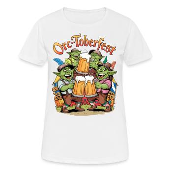 Orc-toberfest - Women's Breathable T-Shirt - white - Front - AI Model Female 172 dark (172cm)