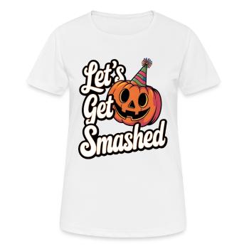 Let's Get Smashed - Women's Breathable T-Shirt - white - Front - AI Model Female 172 dark (172cm)