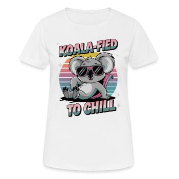 Koala-fied To Chill - Women's Breathable T-Shirt - white - Front - AI Model Female 172 dark (172cm)
